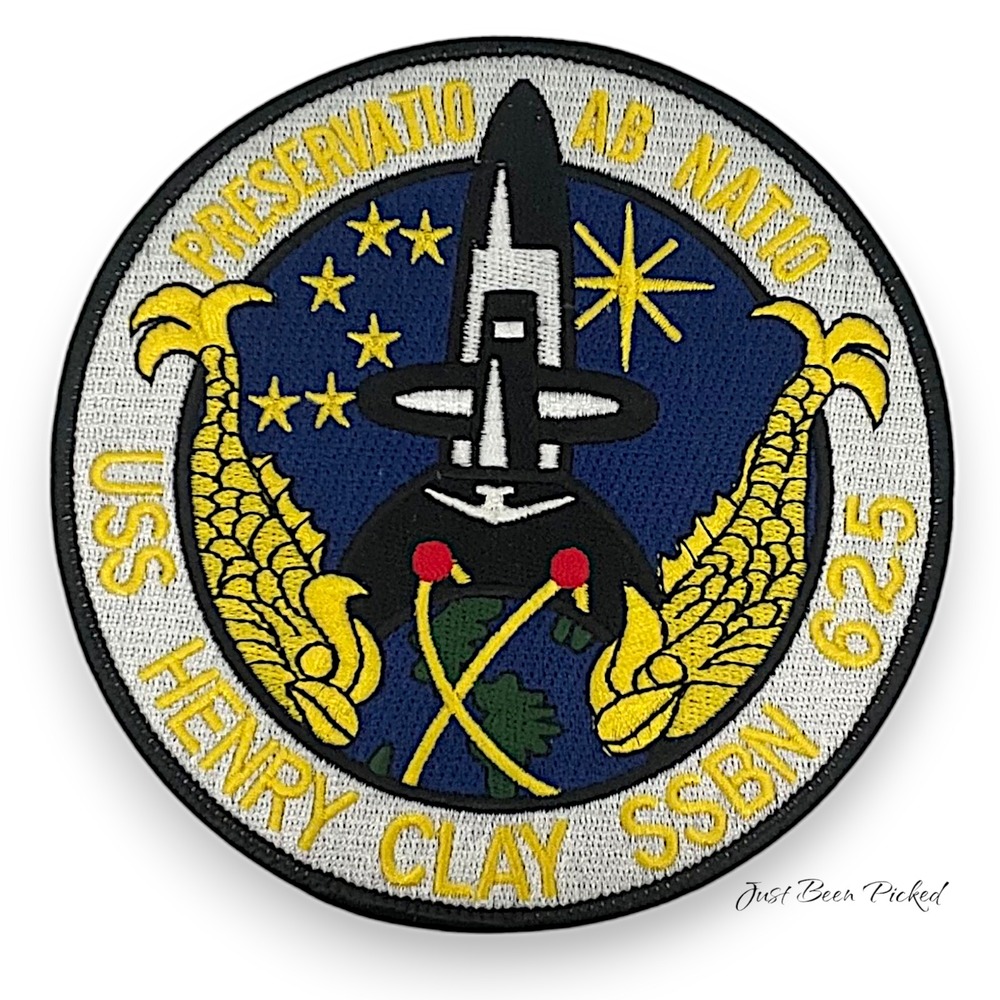NOS US‎ Navy USS Henry Clay SSBN Preservation AB Patch 5"